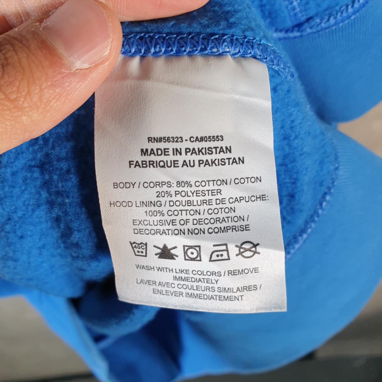 Vintage Nike Club Hoodie Men’s Large Blue Swoosh Y2K Pullover