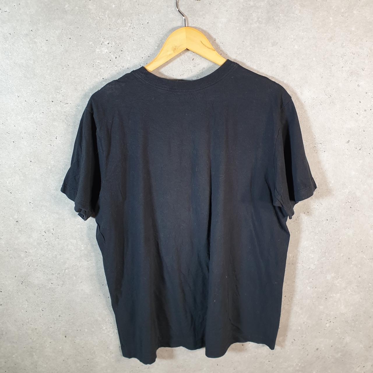 Vintage Nike T Shirt Men’s Large Black Printed Casual Logo Athletic C8284