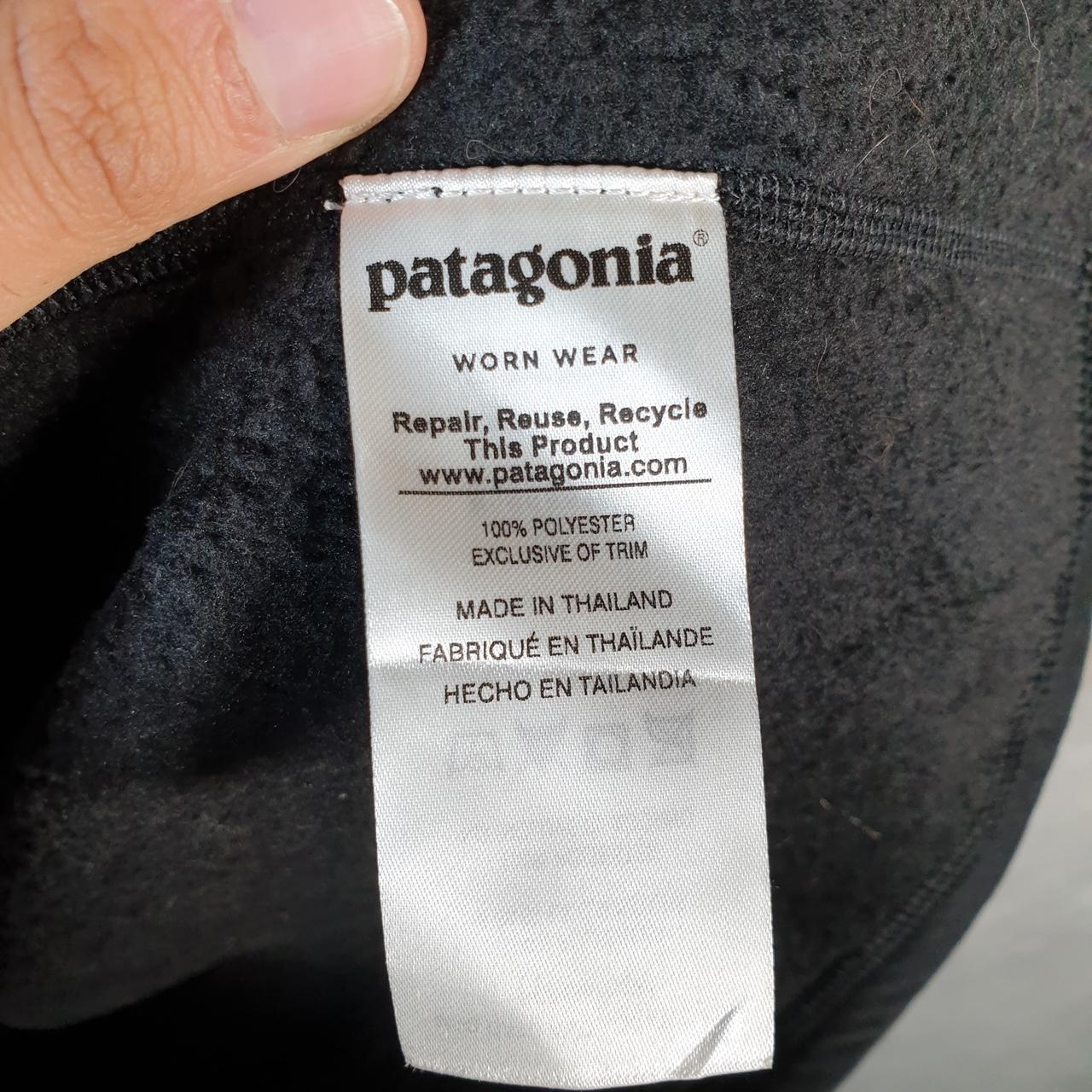 Vintage Patagonia Better Sweater Full Zip Fleece Sweatshirt Womens Large Black