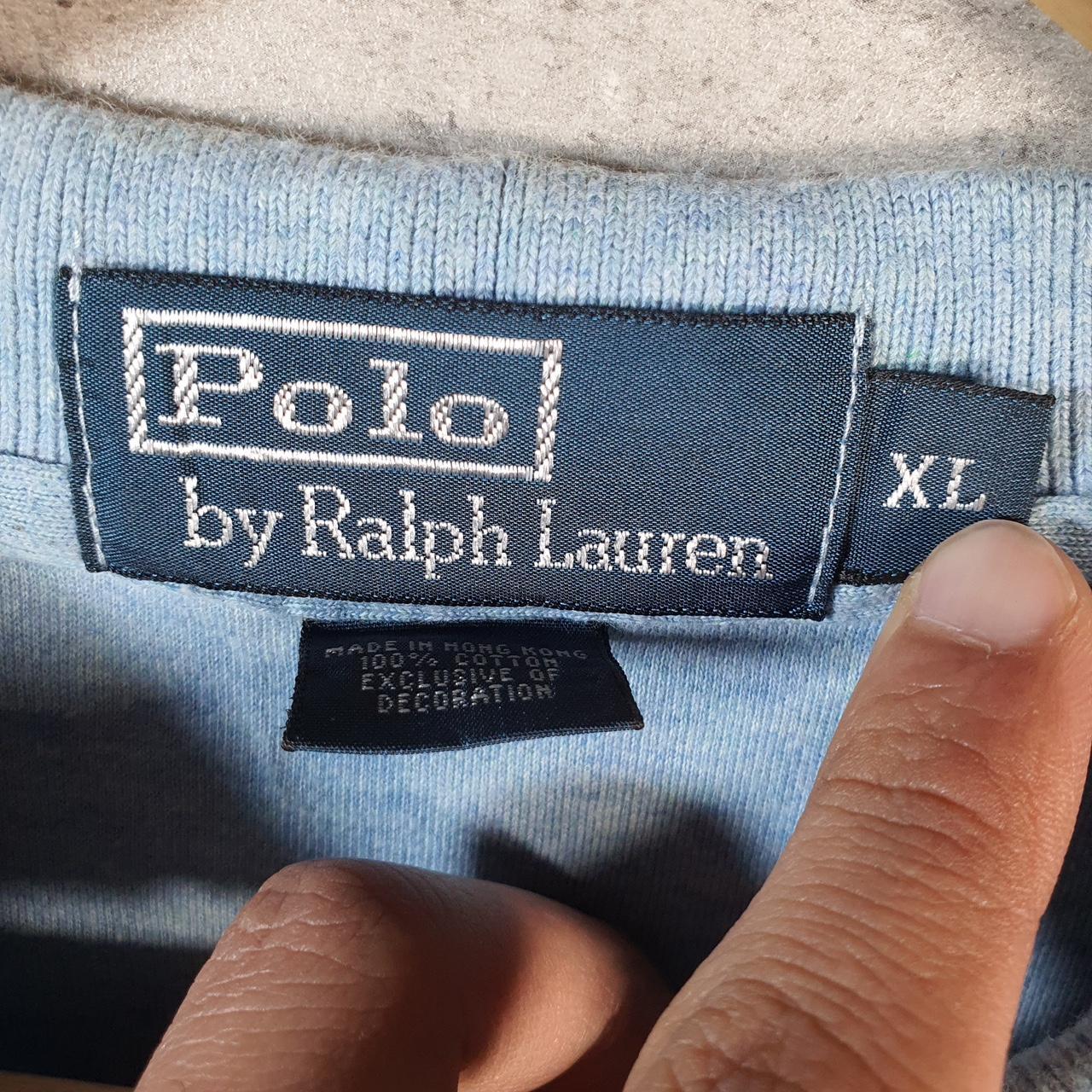 Vintage Ralph Lauren Polo Shirt Men’s XL Blue Classic Fit Embroidered Pony