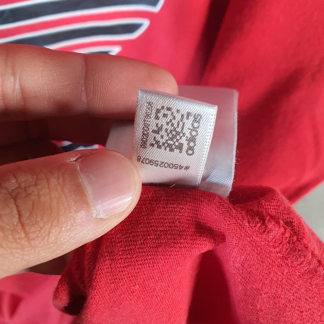 Vintage Adidas Trefoil Retro T Shirt Men’s Large Red Three Stripes Logo