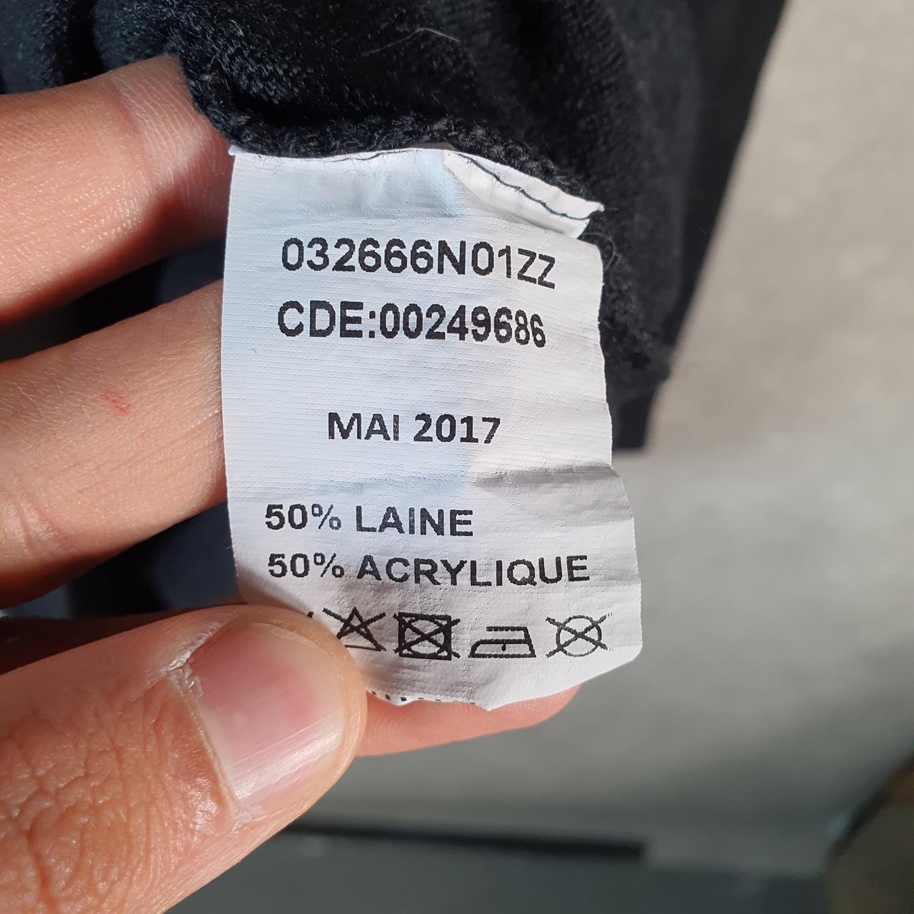 Vintage Mulliez Flory Knit Sweater Men’s XL Black Y2K Pullover Casual