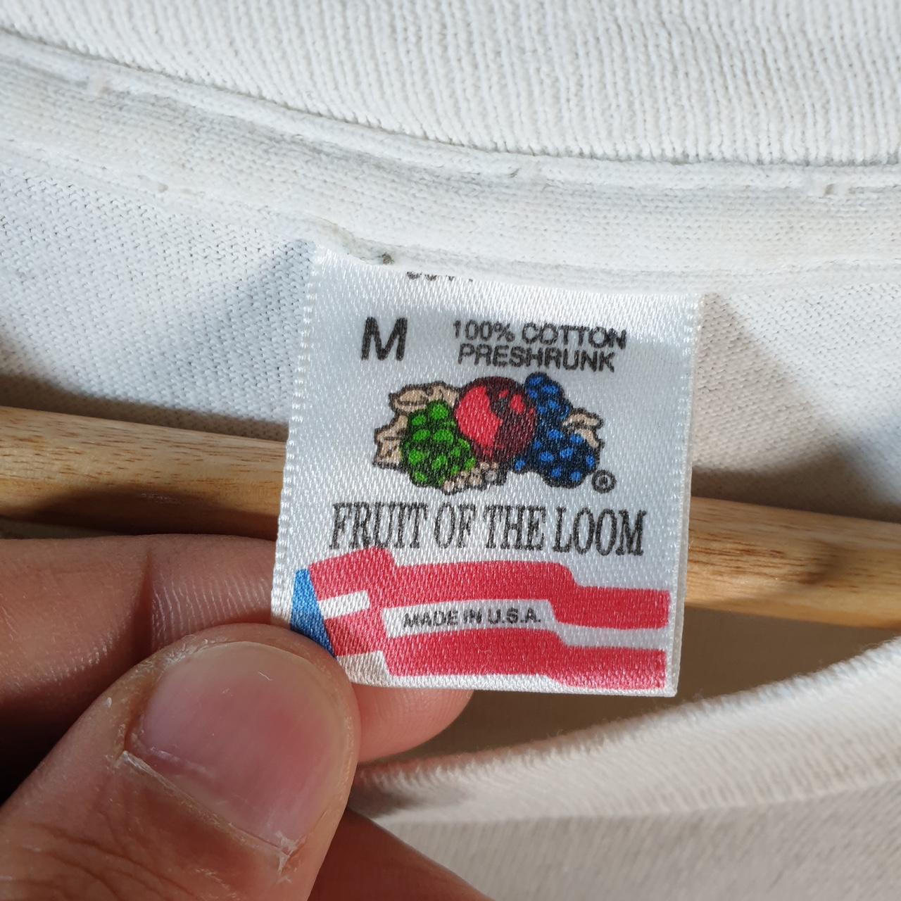 Vintage Fruit of the Loom Virginia Lacrosse 90s Single Stitch T Shirt Men’s Medium White