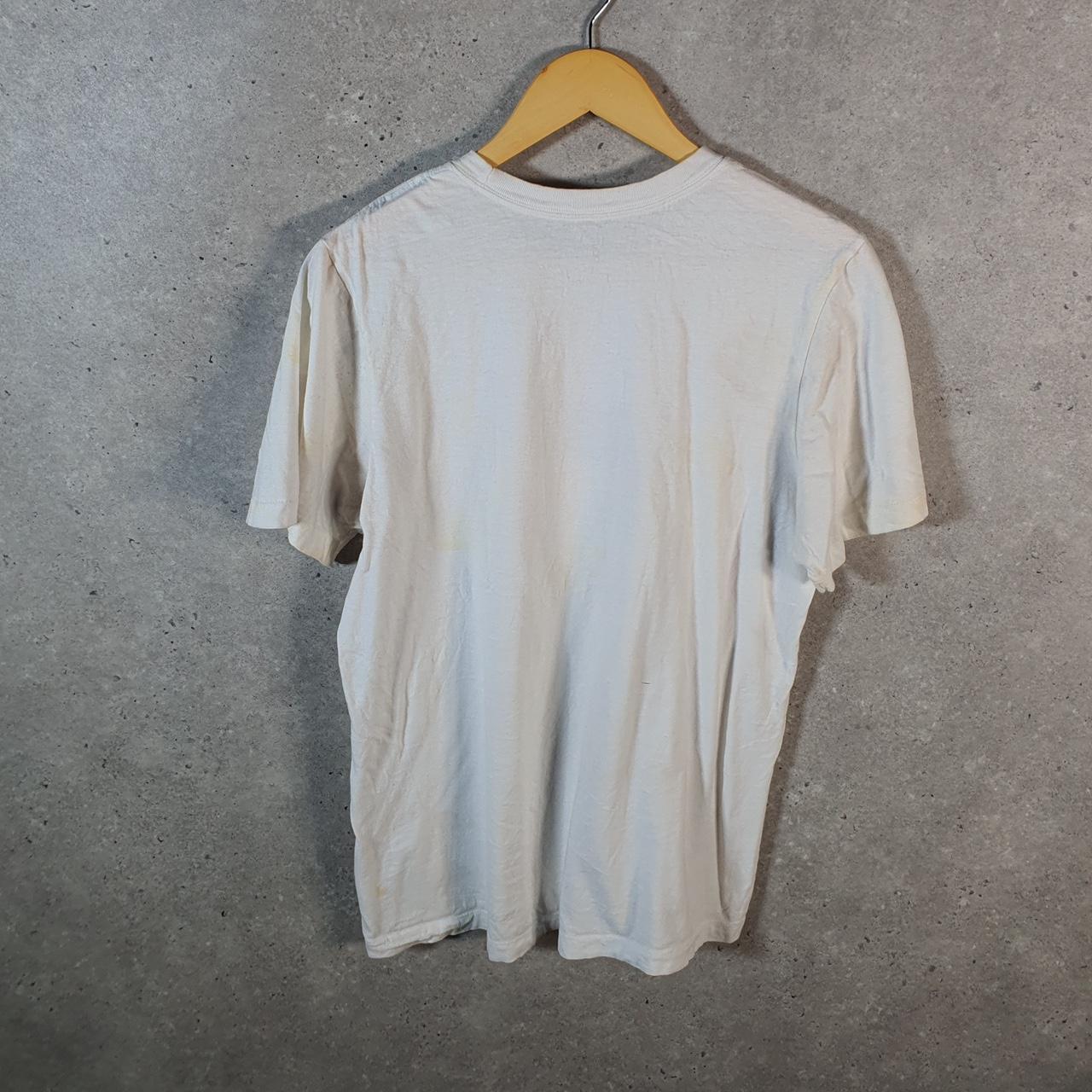 Vintage Nike Club Spellout T Shirt Men’s Medium White Logo Swoosh Athletic