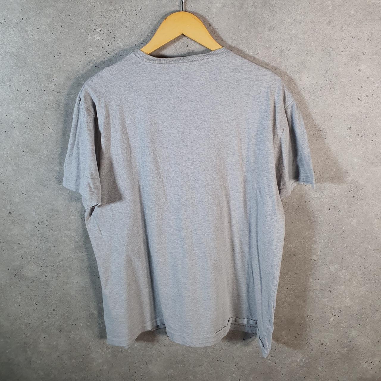 Vintage Ralph Lauren Polo Sport T Shirt Men’s XL Grey Custom Slim Fit Embroidered Pony C8673