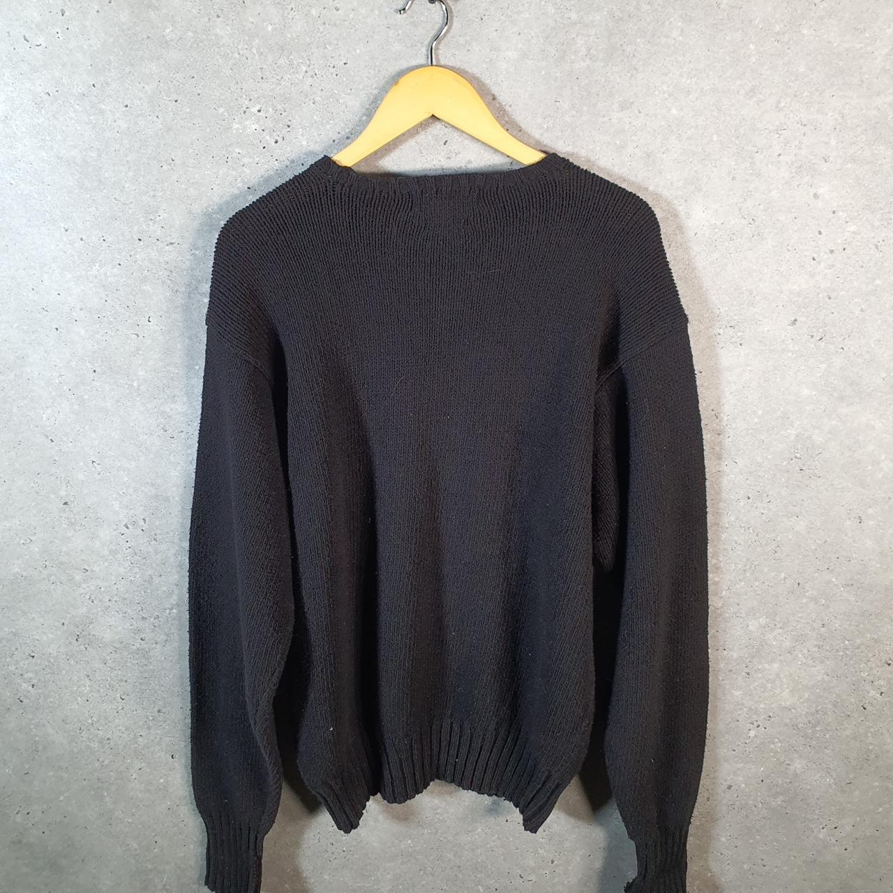 Vintage Ralph Lauren Polo Heavyweight Sweatshirt Men’s Large Black Pullover Pony C8847