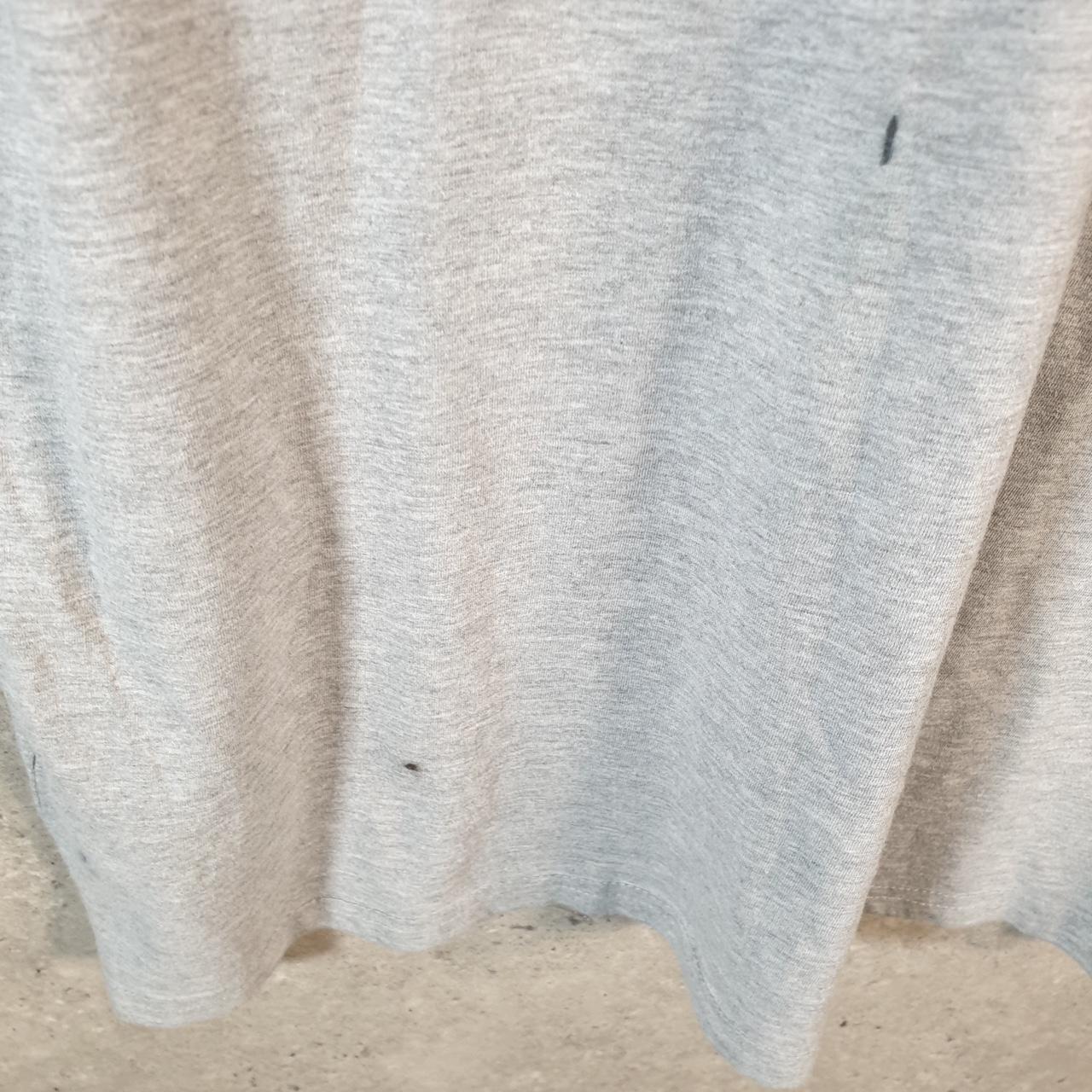 Vintage Adidas Golf Spellout T Shirt Men’s Medium Grey Three Stripes Logo Athletic