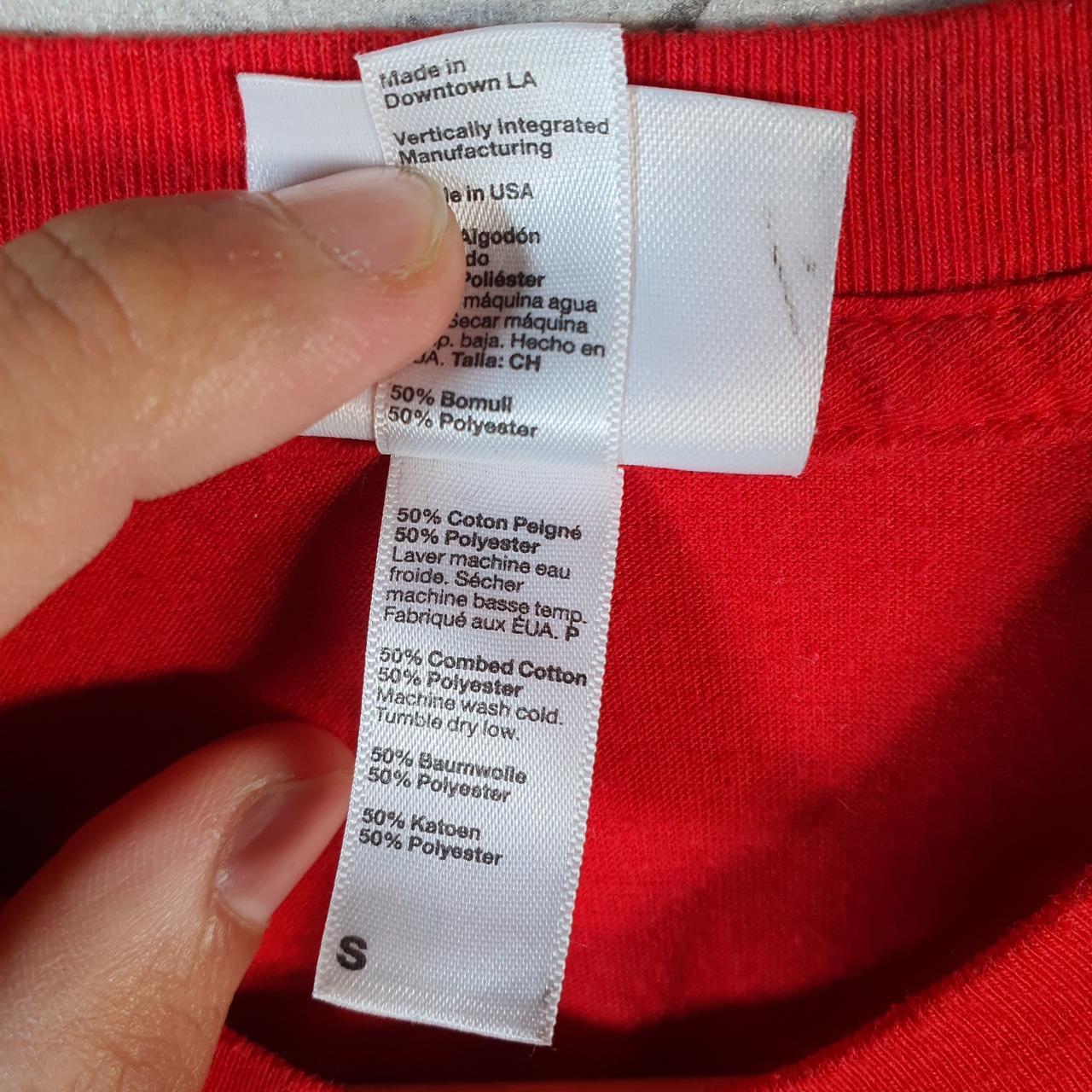 Vintage Sconnie Wisconsin 90s USA Single Stitch T Shirt Men’s Small Red