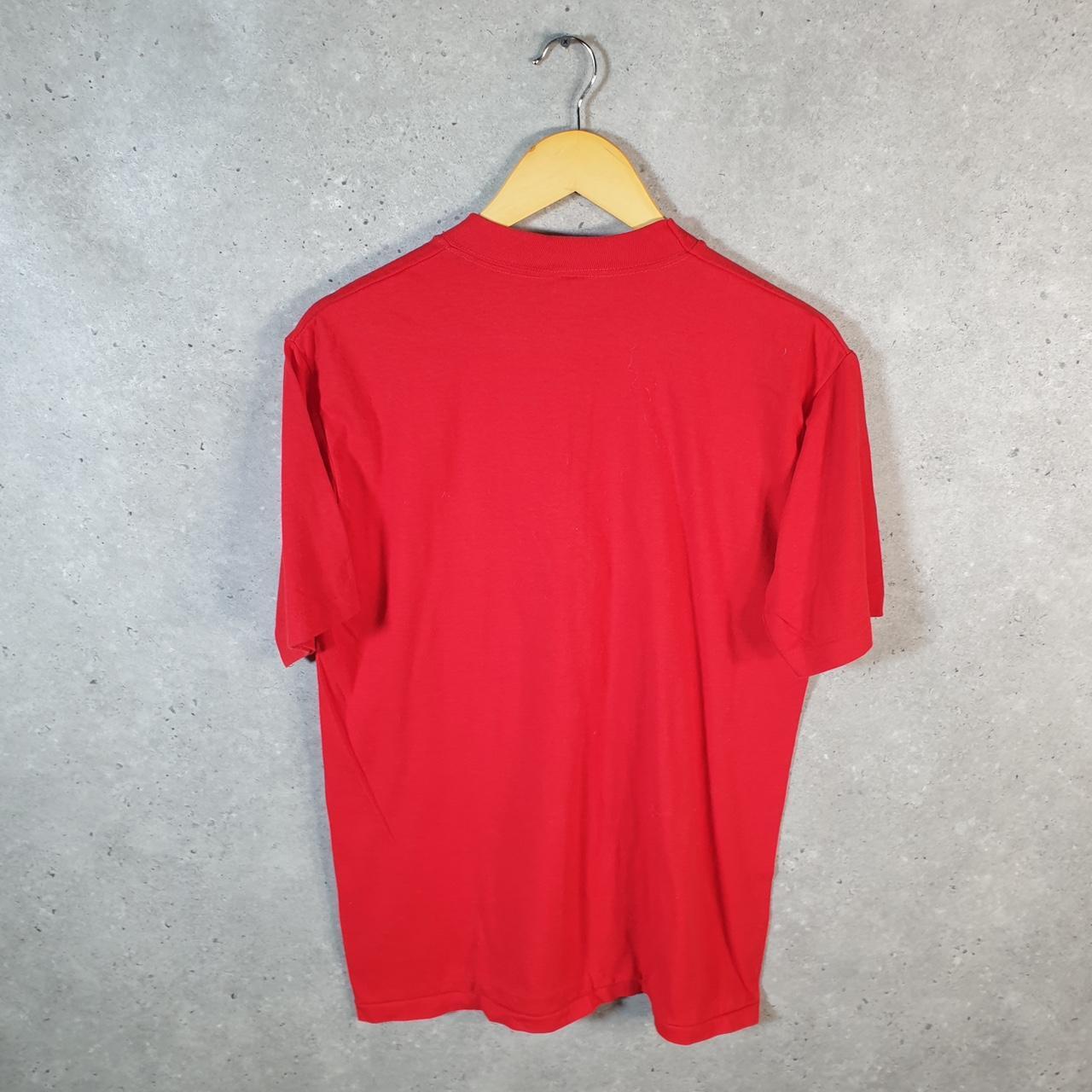 Vintage Sportswear 1981 Winter Carnival USA Single Stitch T Shirt Men’s Large Red
