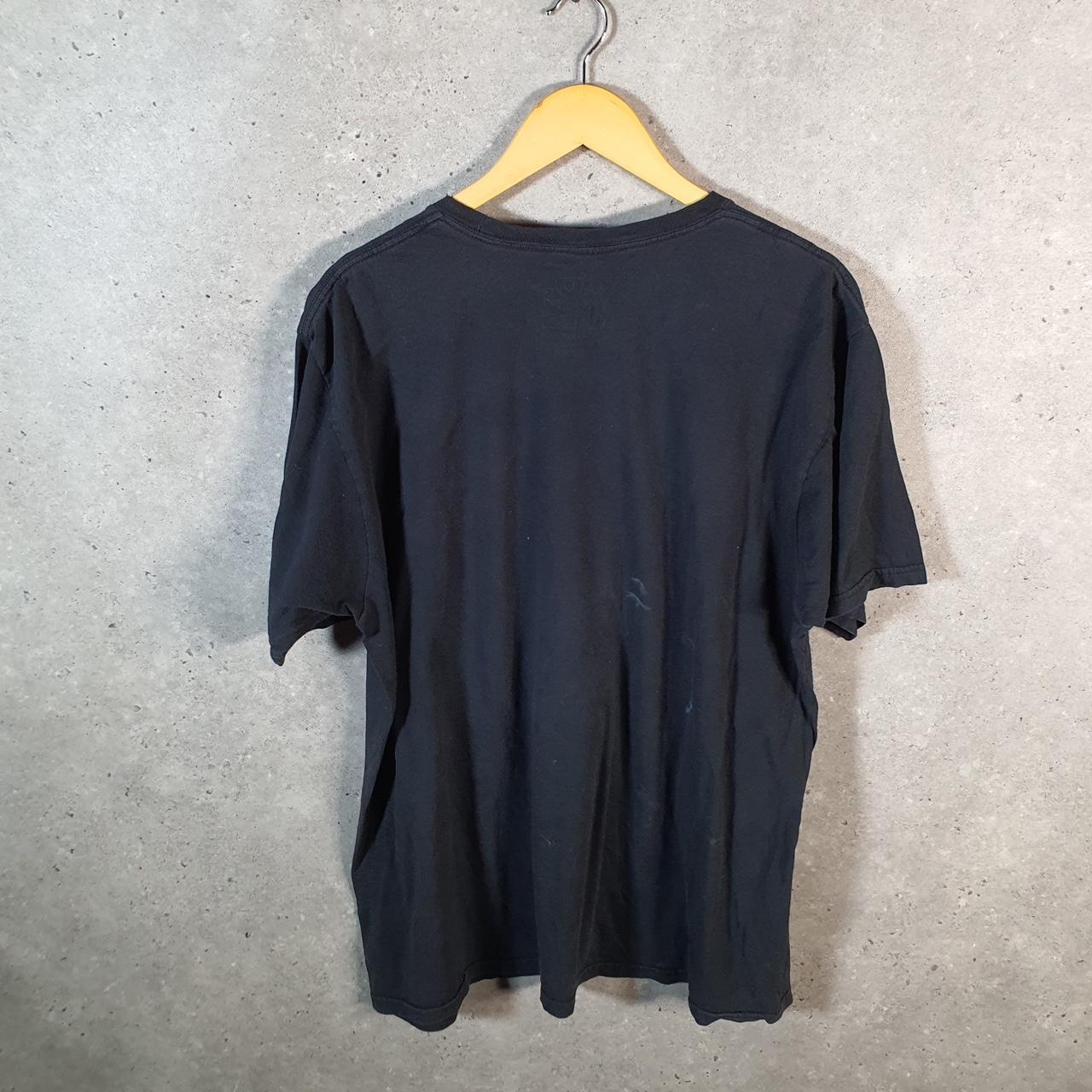 Vintage Adidas Go To Tee T Shirt Men’s XL Black Three Stripes Logo Athletic