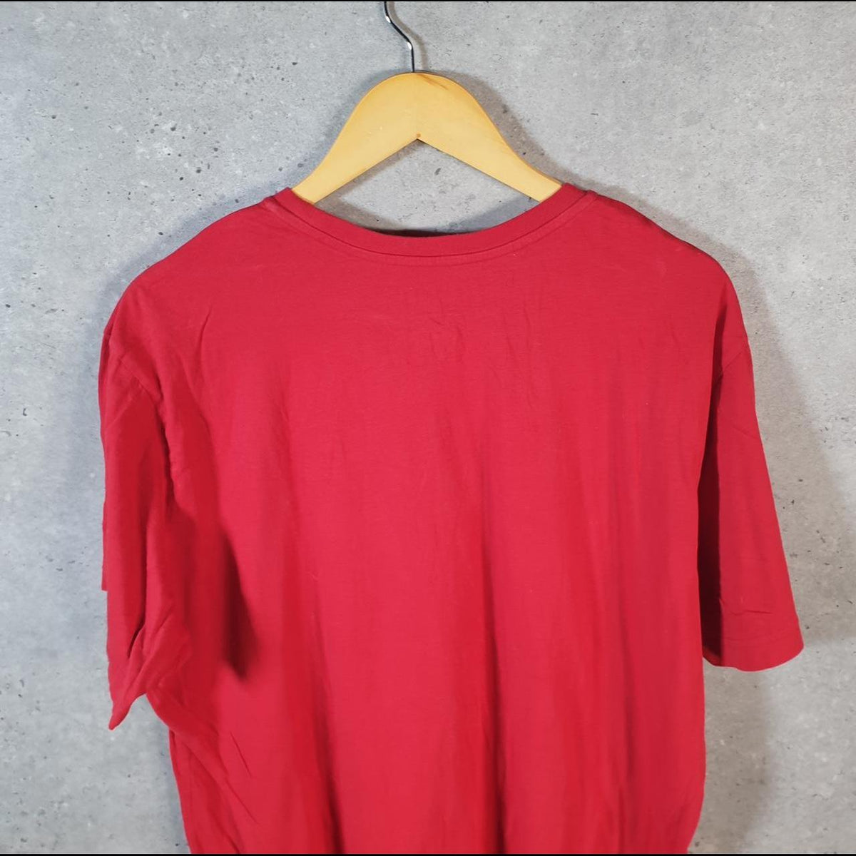 Vintage Ralph Lauren Polo T Shirt Mens Large Red Embroidered Classic Fit Pony C9055