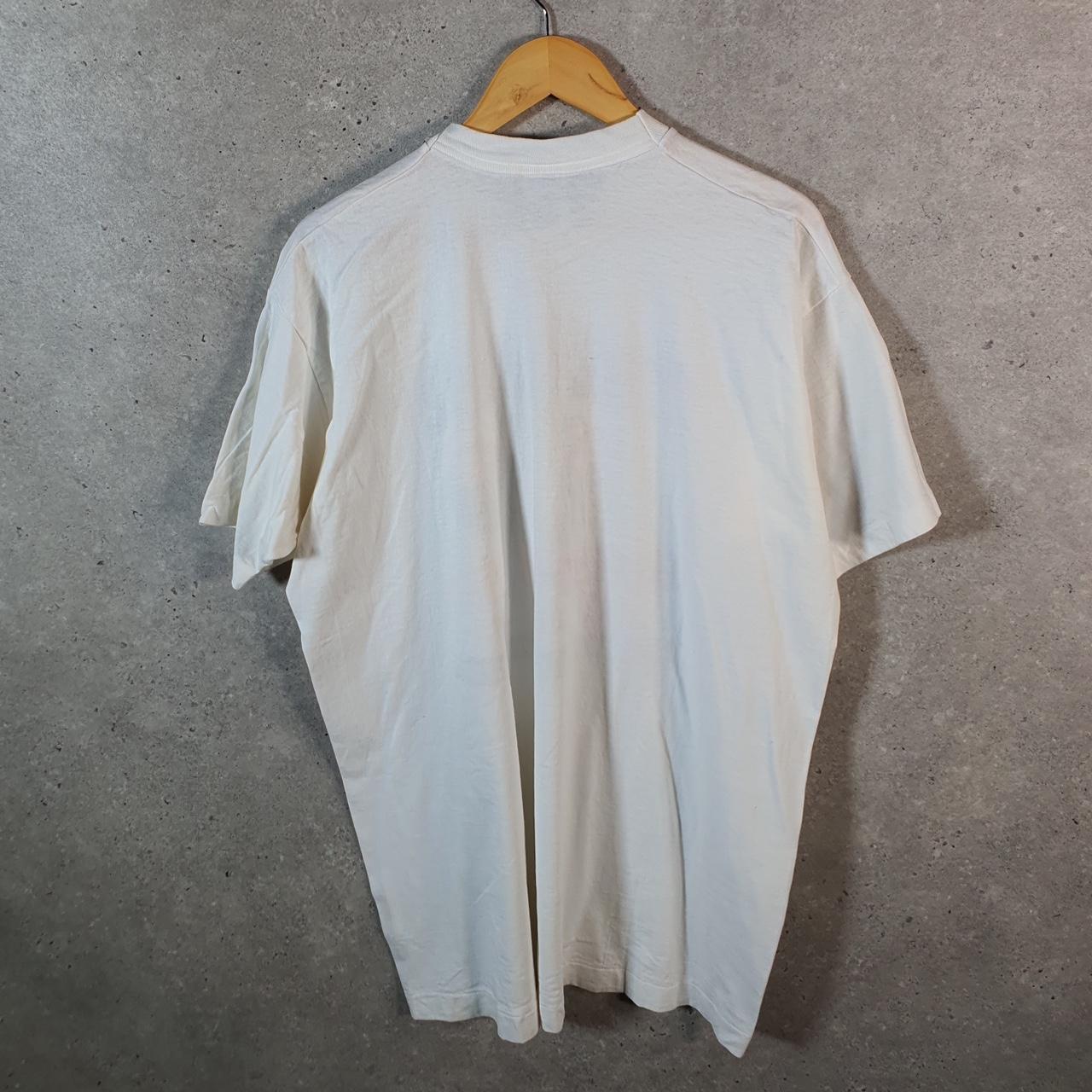 Vintage Fruit of the Loom 1996 NFL Albuquerques 90s USA Single Stitch T Shirt Men’s 2XL White Big Fish Vintage