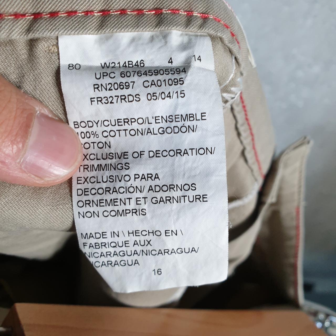 Vintage Dickies Baggy Chino Shorts Jorts Cargo Womens W38 Brown Regular Fit