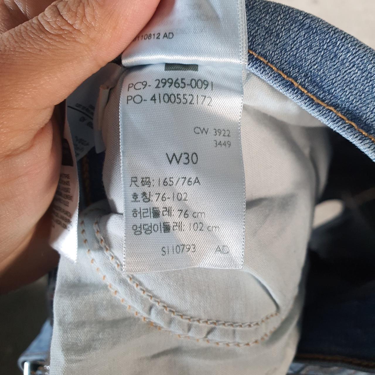 Vintage Levi’s Cut Off Baggy Shorts Jorts Cargo Womens W30 Blue Relaxed Denim