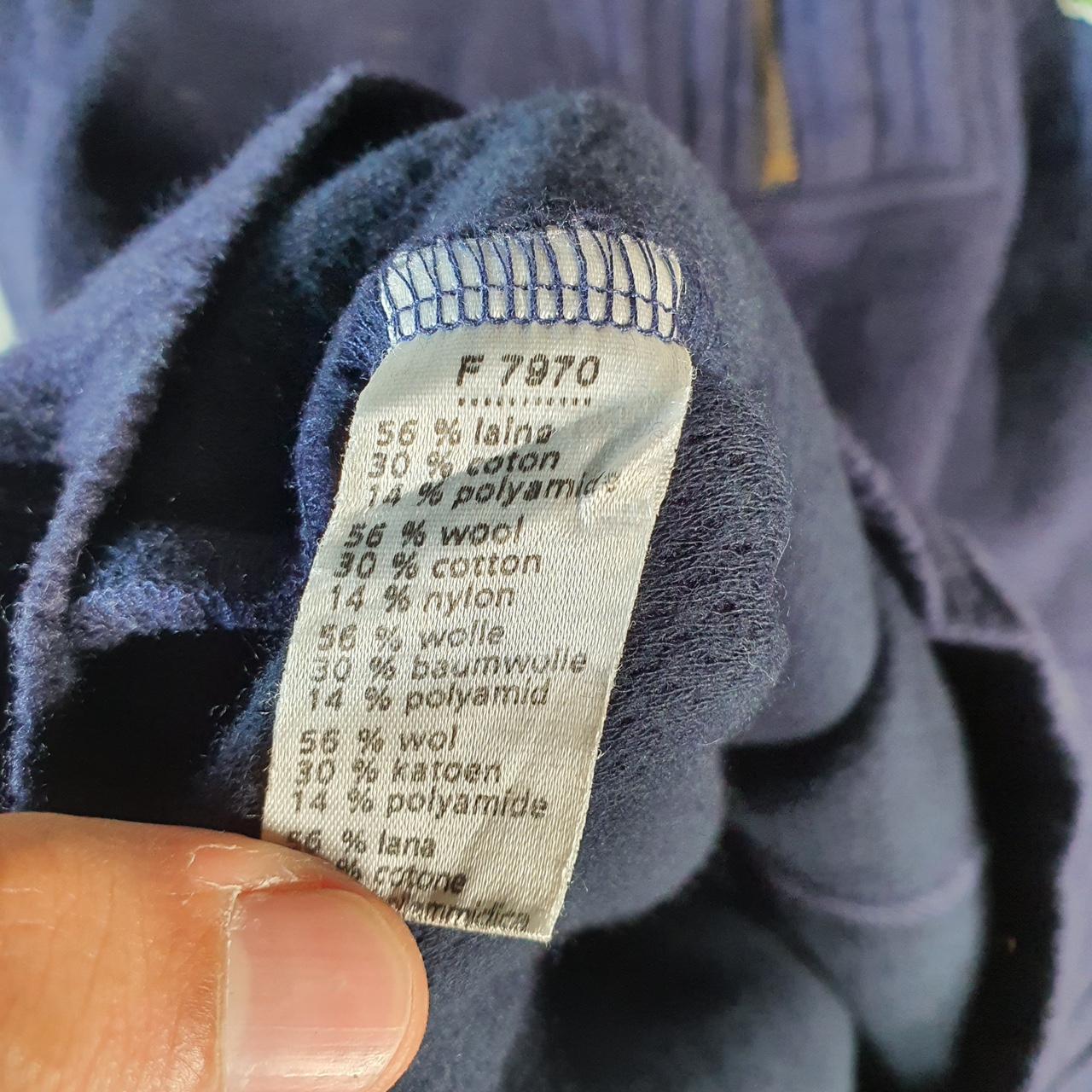 Vintage Lacoste 1/4 Zip Sweatshirt Men’s XS Navy Blue Slim Fit Pullover Y2K Jumper