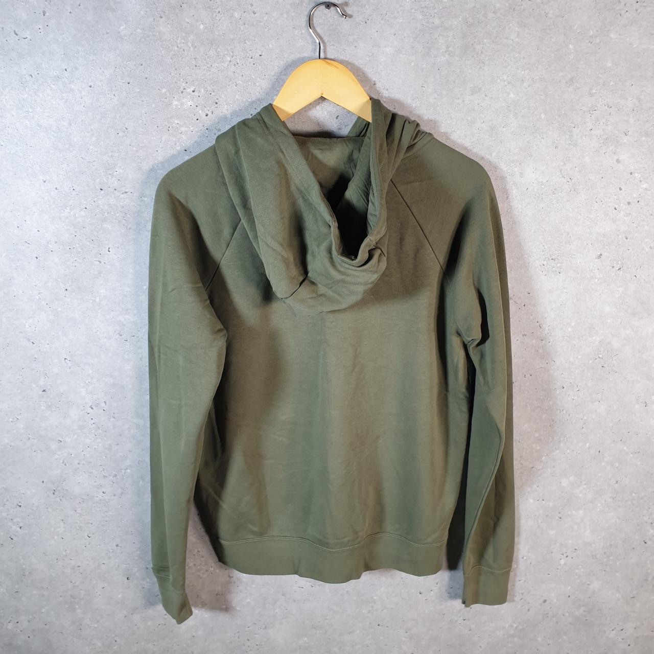 Vintage Nike Club Hoodie Men’s Small Khaki Green Swoosh Y2K Pullover Sweatshirt Logo