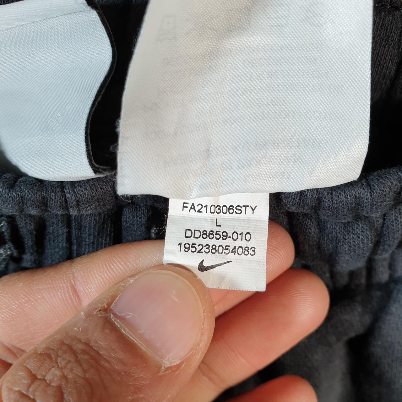 Vintage Nike Just Do It Sweatpant Joggers Womens Large Black Swoosh Sports Tracksuit Big Fish Vintage