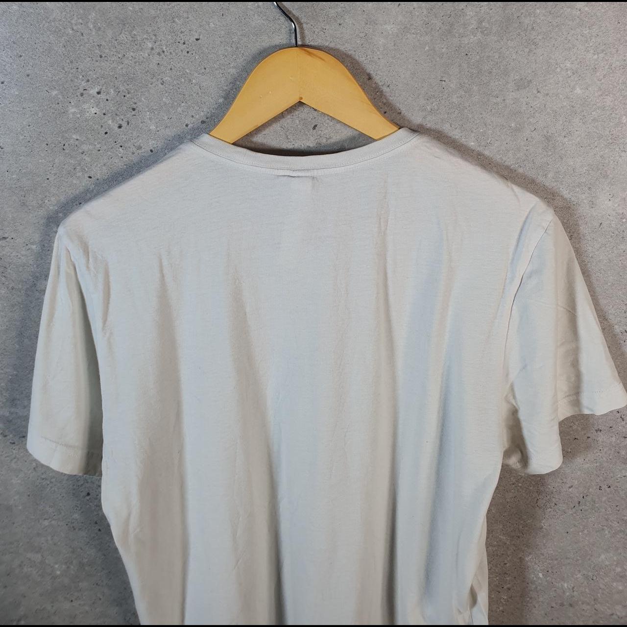 Vintage Adidas Spellout T Shirt Shirt Men’s Medium White Logo Athletic C9681