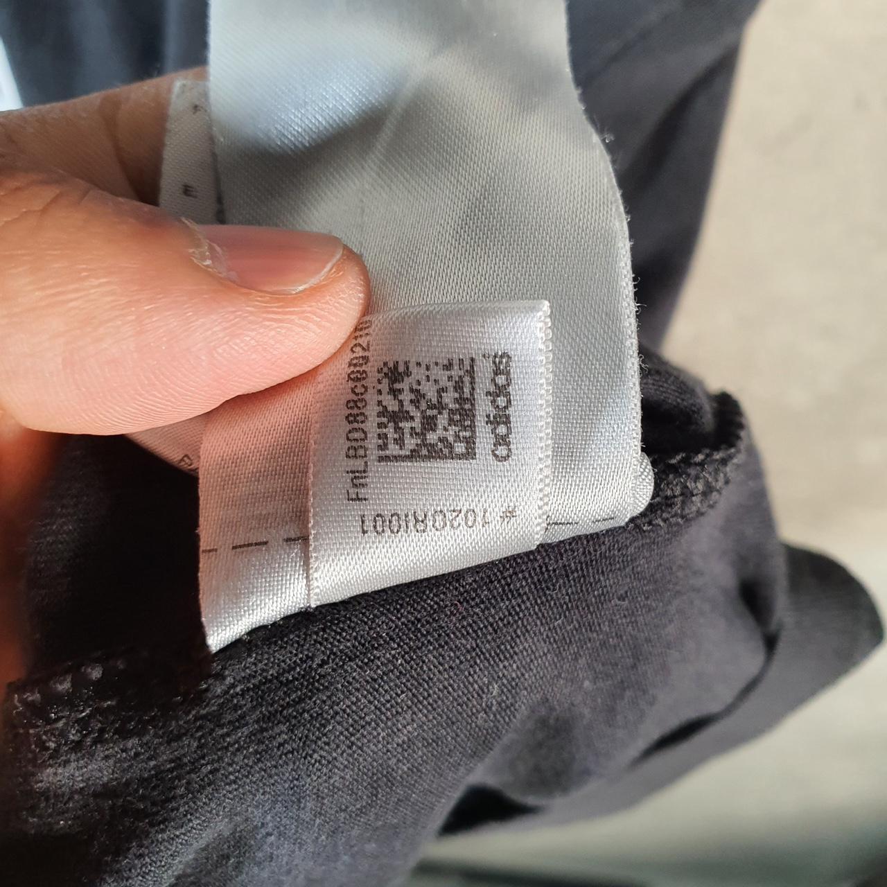 Vintage Adidas Spellout Trefoil Retro T Shirt Womens Large Black Logo Athletic