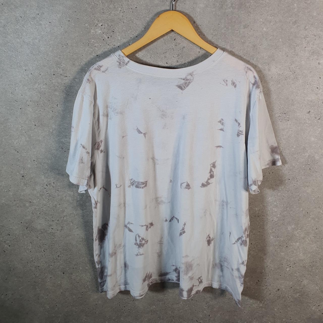 Vintage Disney Land Mickey Mouse T Shirt Womens 3XL White Tie Dye Graphic Cartoon