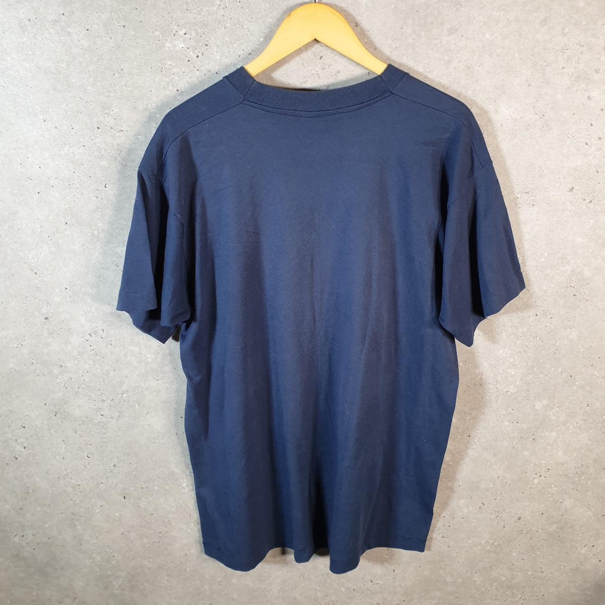 Vintage Screen Stars Goat Landscape USA 90s Single Stitch T Shirt Men’s XL Navy Blue C8972