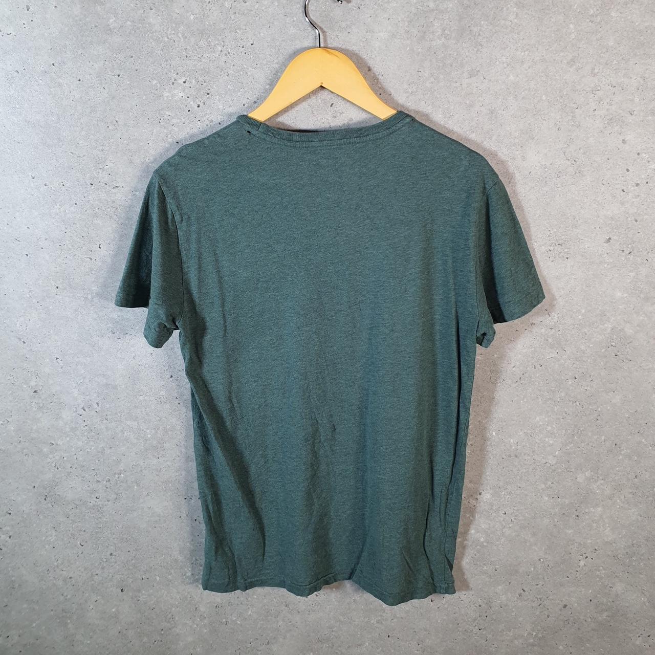 Vintage Ralph Lauren Polo T Shirt Men’s Small Green Embroidered Pony Slim Fit C9095