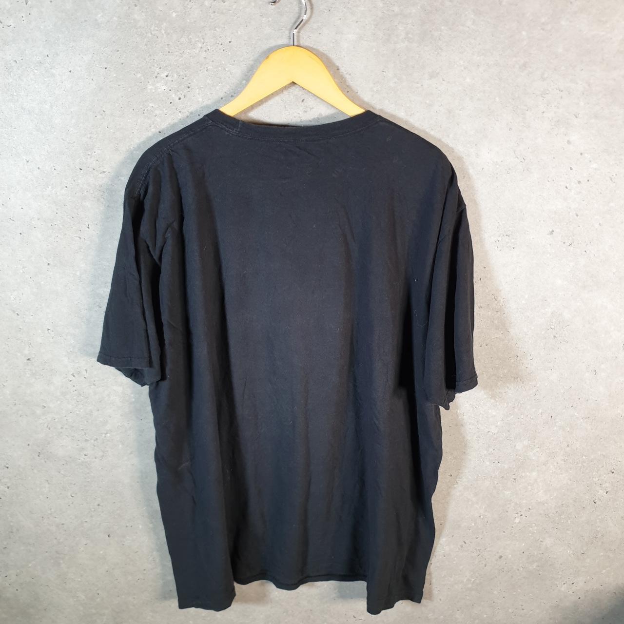 Vintage Adidas Go To Tee T Shirt Men’s 2XL Black Three Stripes Logo Athletic