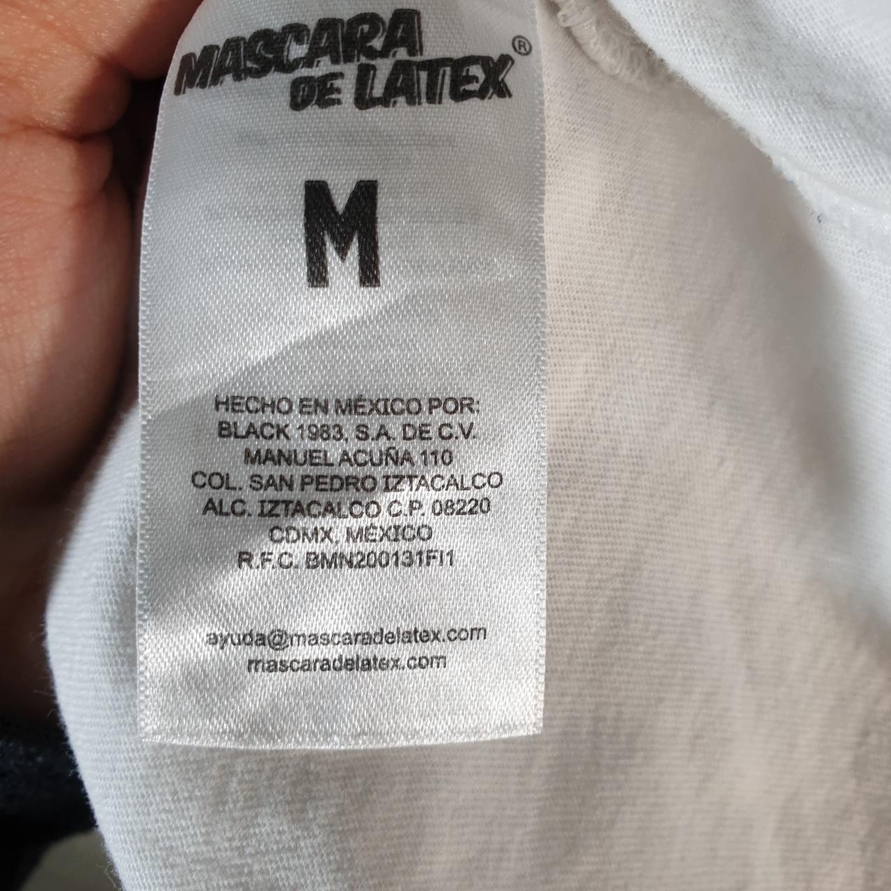 Vintage Star Wars Mando Mascara De Latex T Shirt Men’s Medium White Logo Graphic Spellout