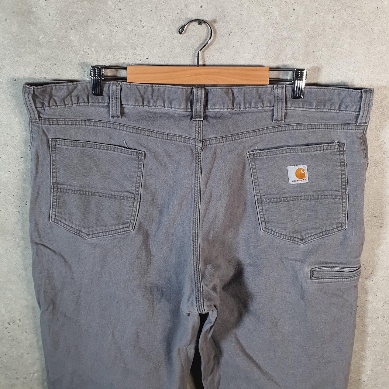 Vintage Carhartt Carpenter Trousers Mens W44 L32 Grey Relaxed Fit Workwear USA