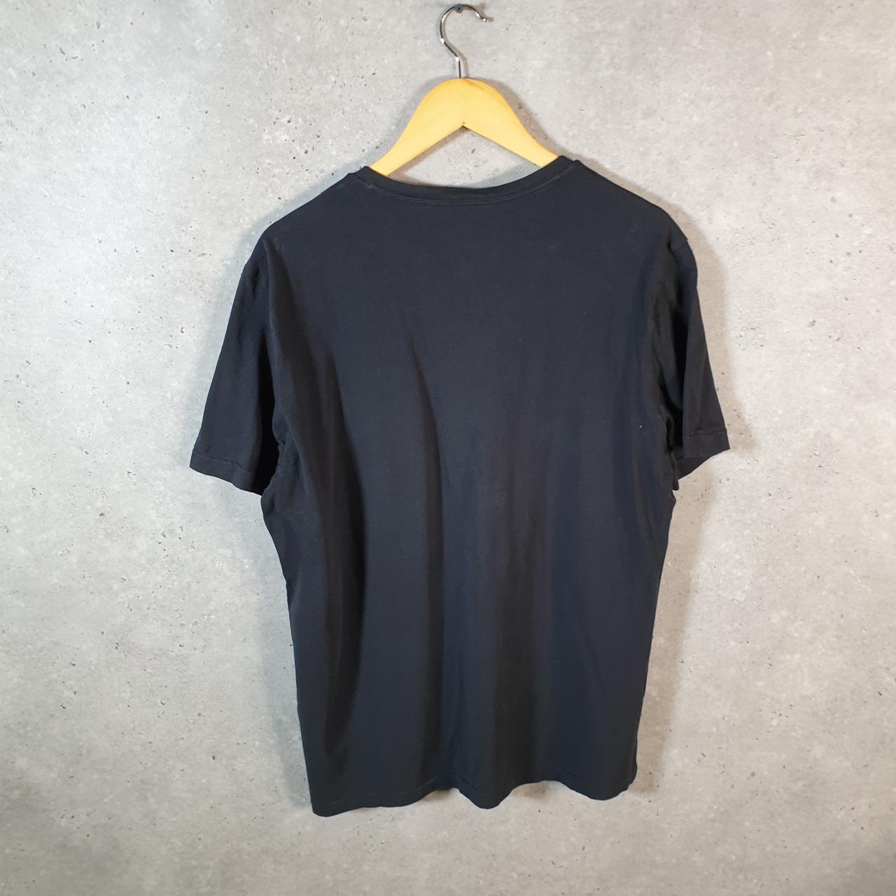 Vintage Nike Dri Fit Spellout T Shirt Men’s XL Black Logo Swoosh Athletic