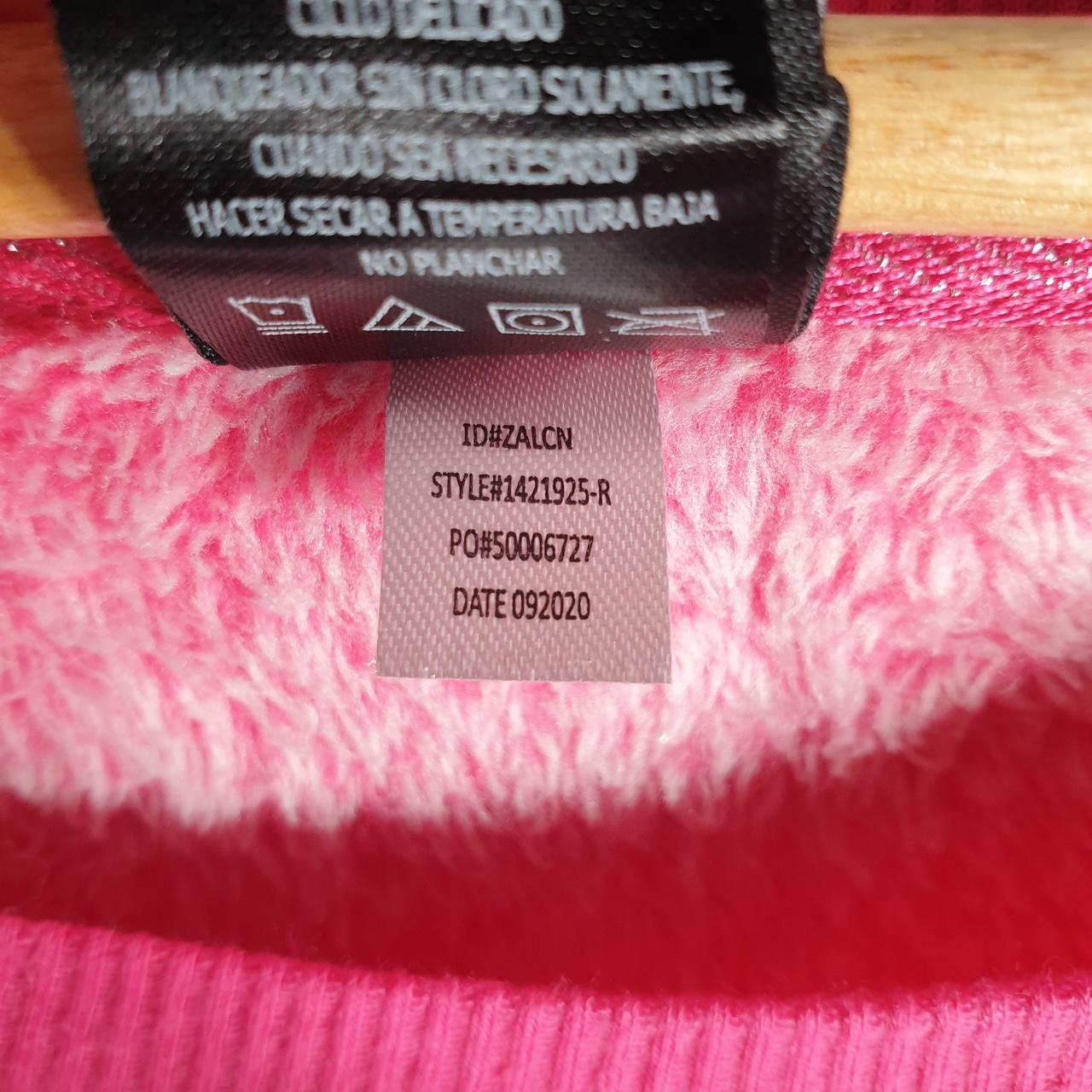 Disney Mickey Mouse Fleece Pullover Sweatshirt Mens 2XL Pink All Over Print AOP Logo