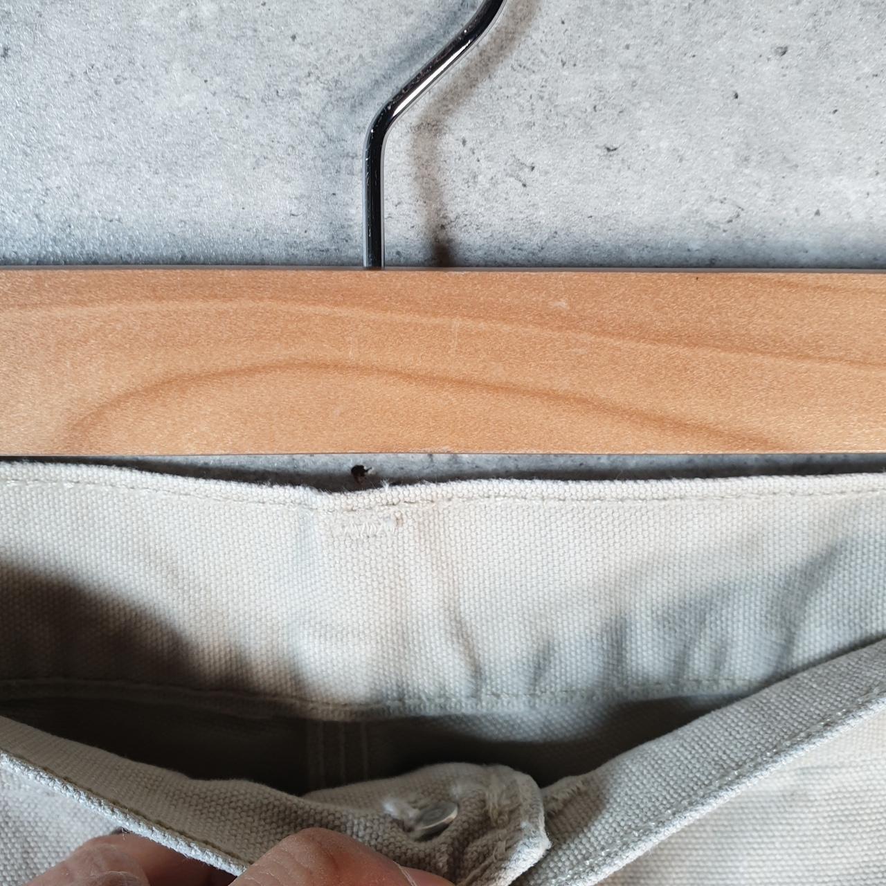 Vintage Carhartt Carpenter Trousers Mens W36 L34 Beige Dungaree Fit Workwear USA Big Fish Vintage