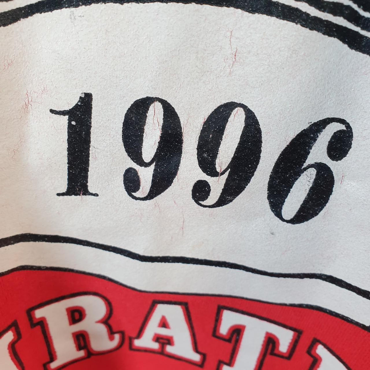 Vintage Russell Athletic Belfry Pirates 1996 USA Sweatshirt Men’s Large Red Pullover