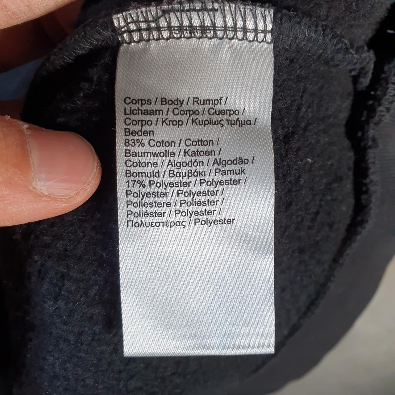 Vintage Lacoste Hoodie Men’s Medium Black Pullover Logo Y2K Jumper Logo Casual