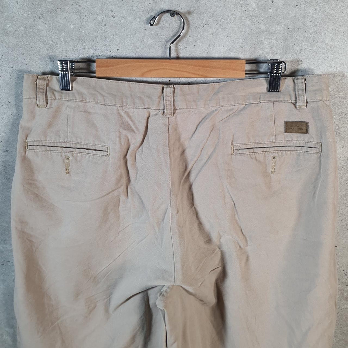 Vintage Dockers Chino Shorts Jorts Cargo Men’s W36 Brown Baggy Cotton A4448