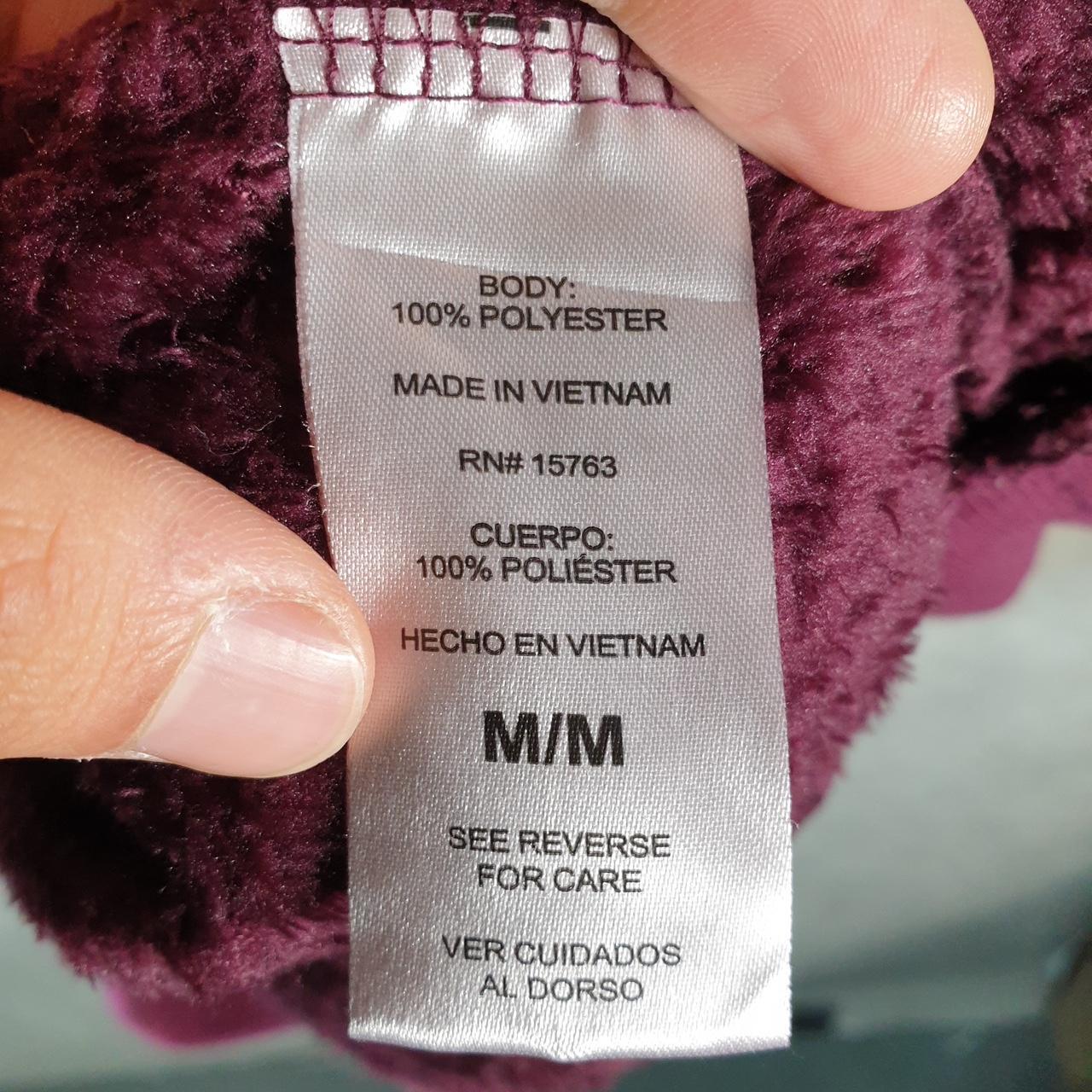 Vintage Champion Fleece Hoodie Womens Medium Burgundy Red Sport Pullover Spellout Logo