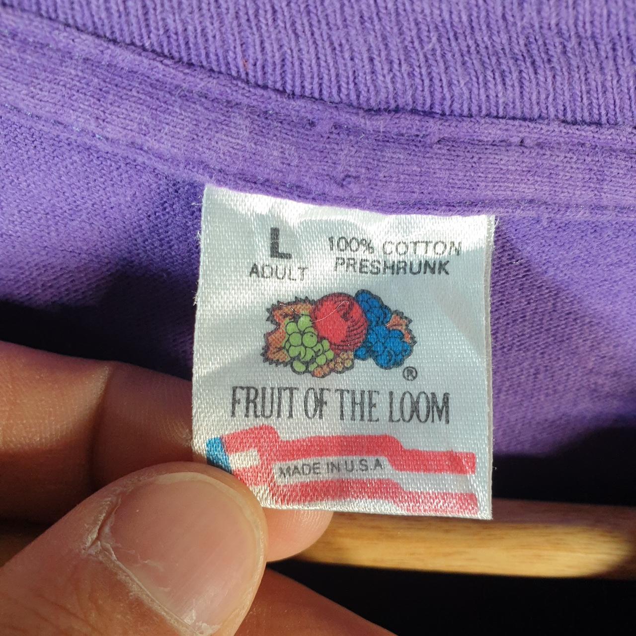 Vintage Fruit of the Loom Hogs Breath Rey West 90s USA Single Stitch T Shirt Men’s Large Purple