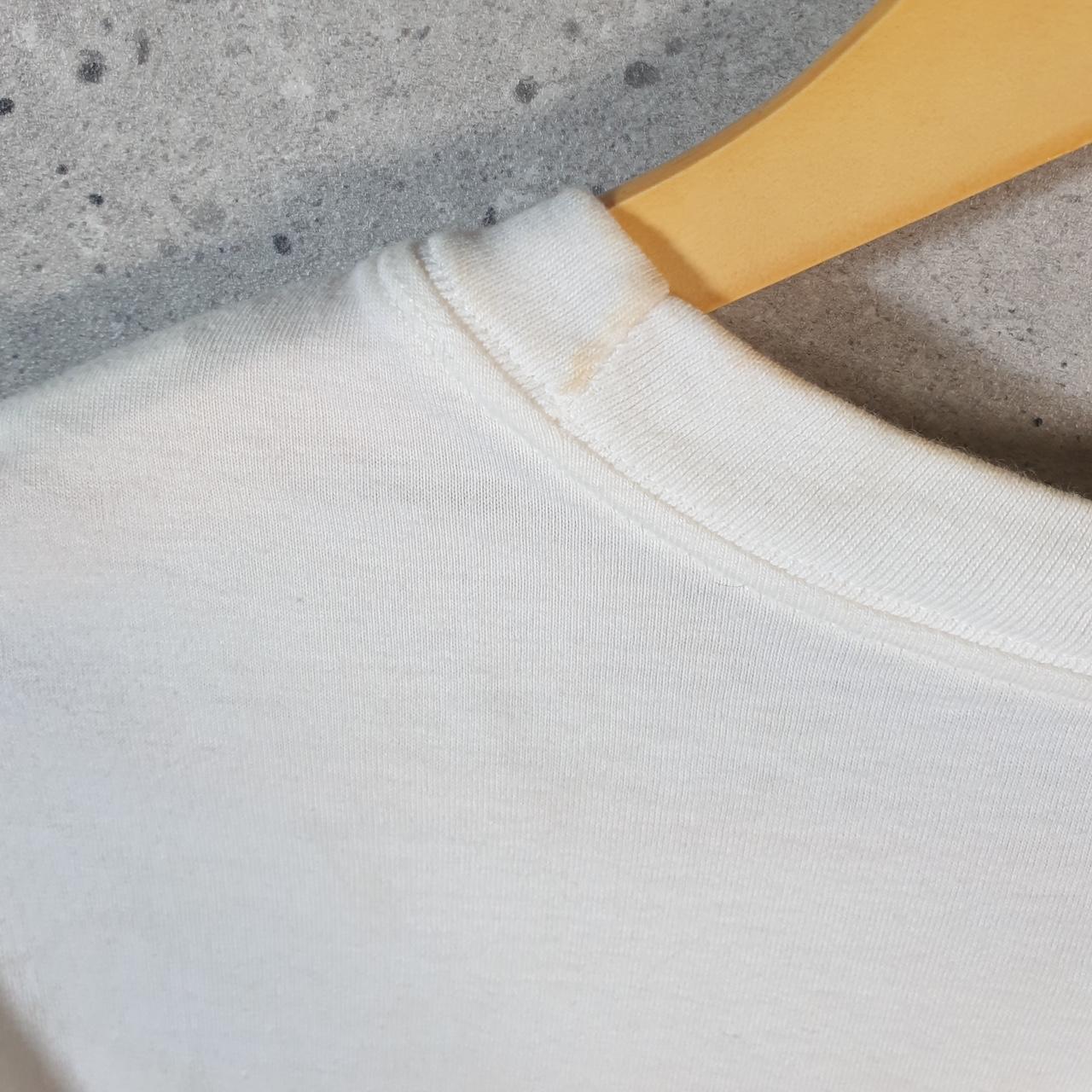 Vintage Nike Spellout T Shirt Men’s Medium White Logo Swoosh Athletic