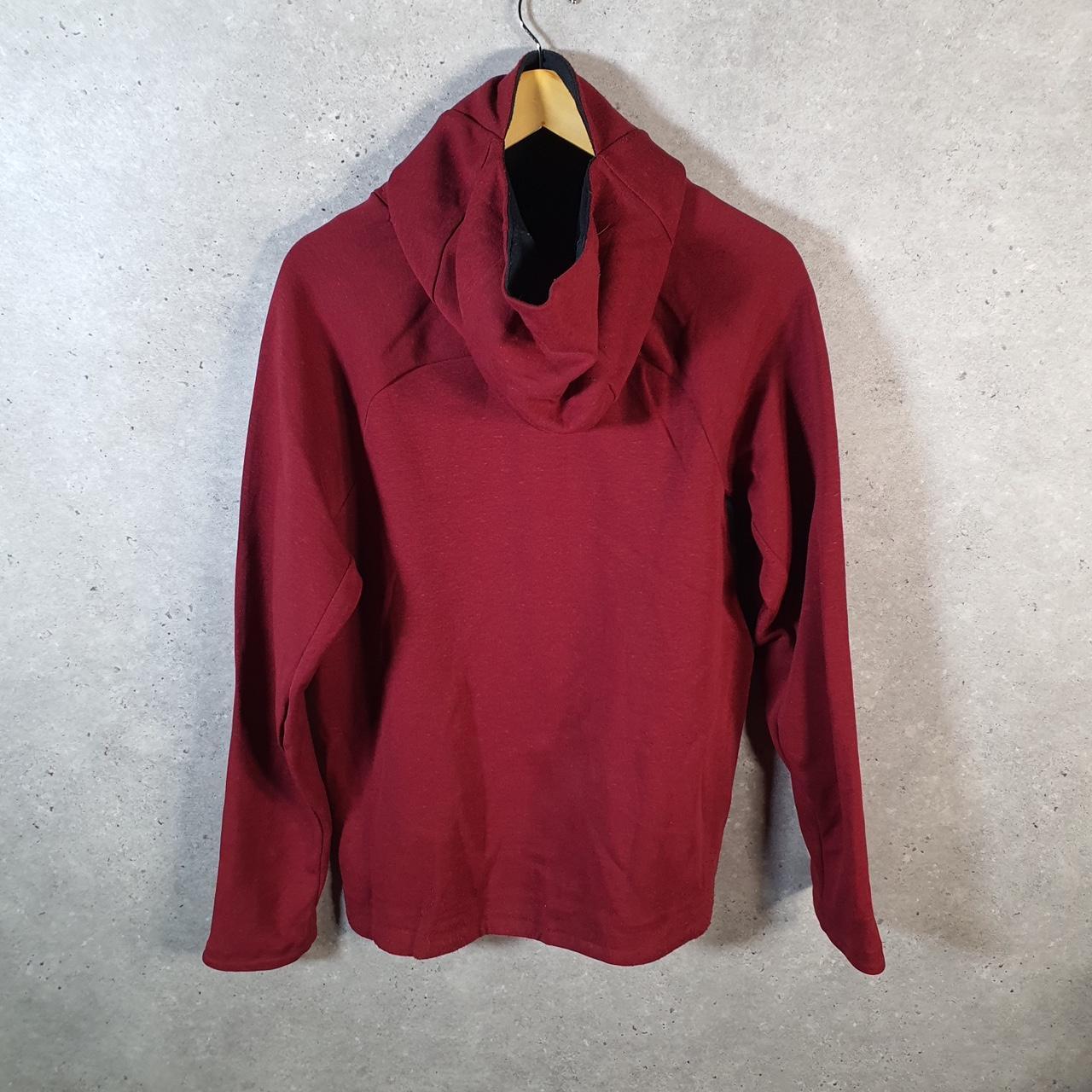 Vintage Nike Tech Fleece Hoodie Men’s Small Red Swoosh Y2K Pullover