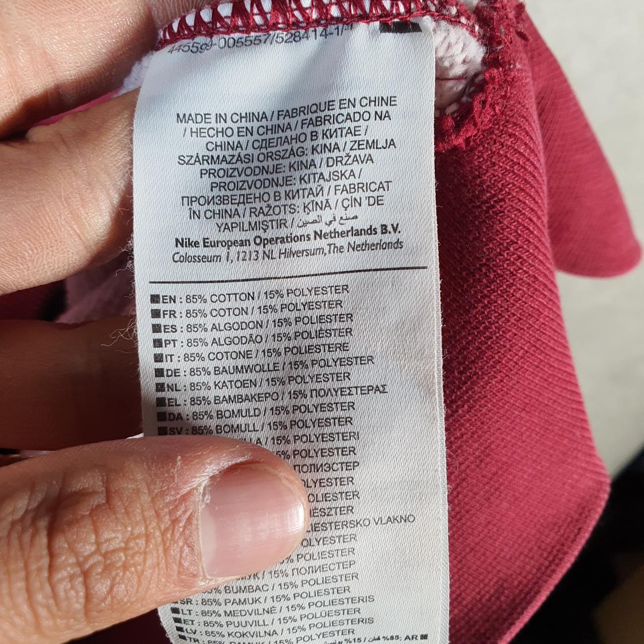 Vintage Nike Club Embroidered Sweatshirt Men’s XL Burgundy Swoosh Y2K Pullover Logo