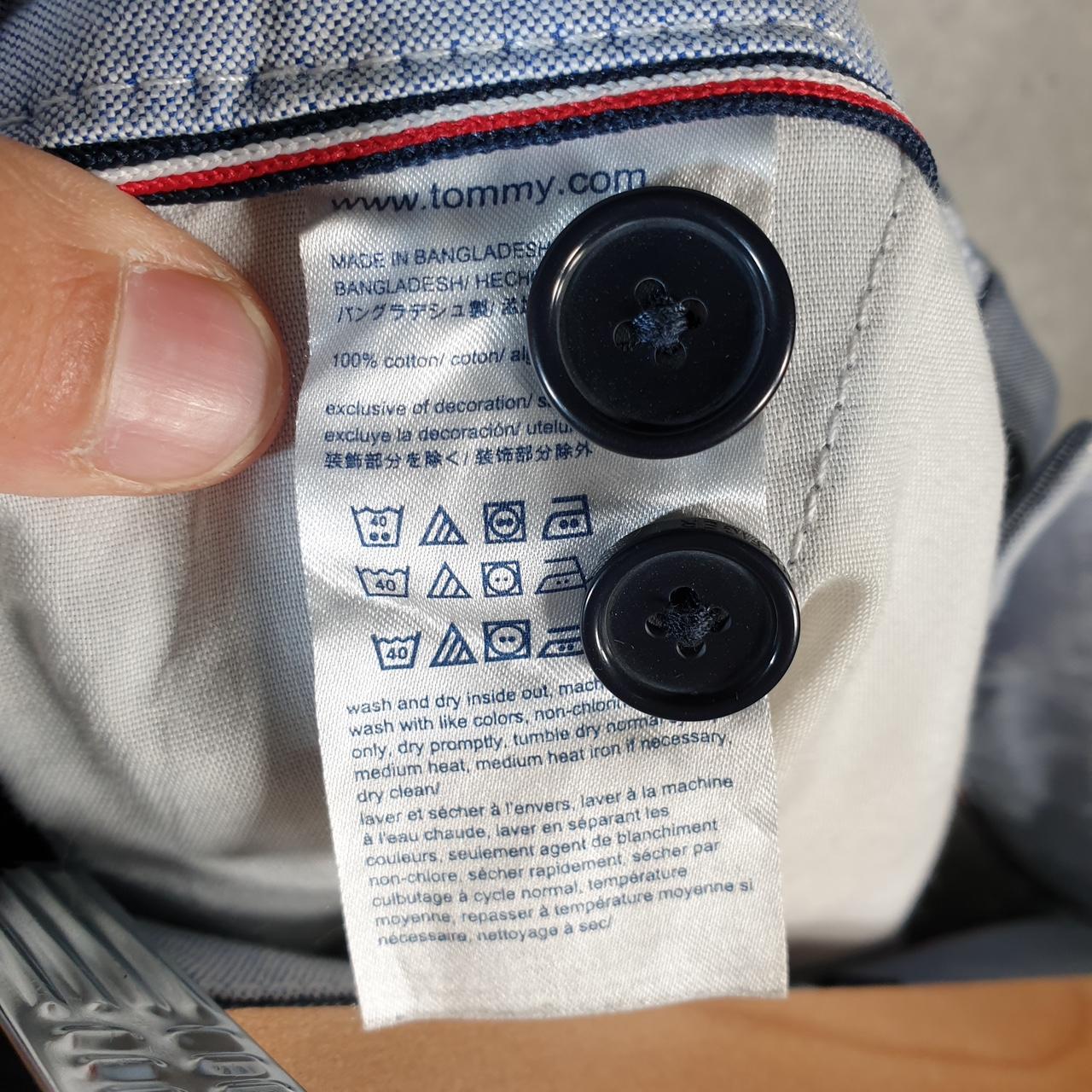 Vintage Tommy Hilfiger Chino Shorts Jorts Cargo Men’s W30 Grey Baggy Cotton