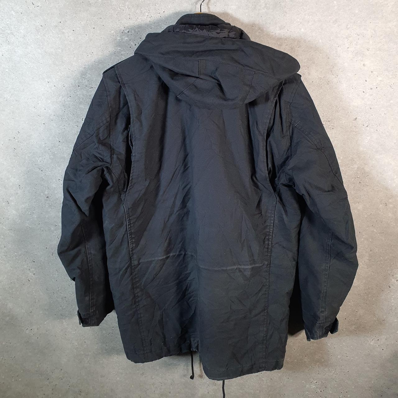 Vintage Carhartt Hickman Quilted Work Jacket Men’s Medium Black Workwear Canvas USA Big Fish Vintage