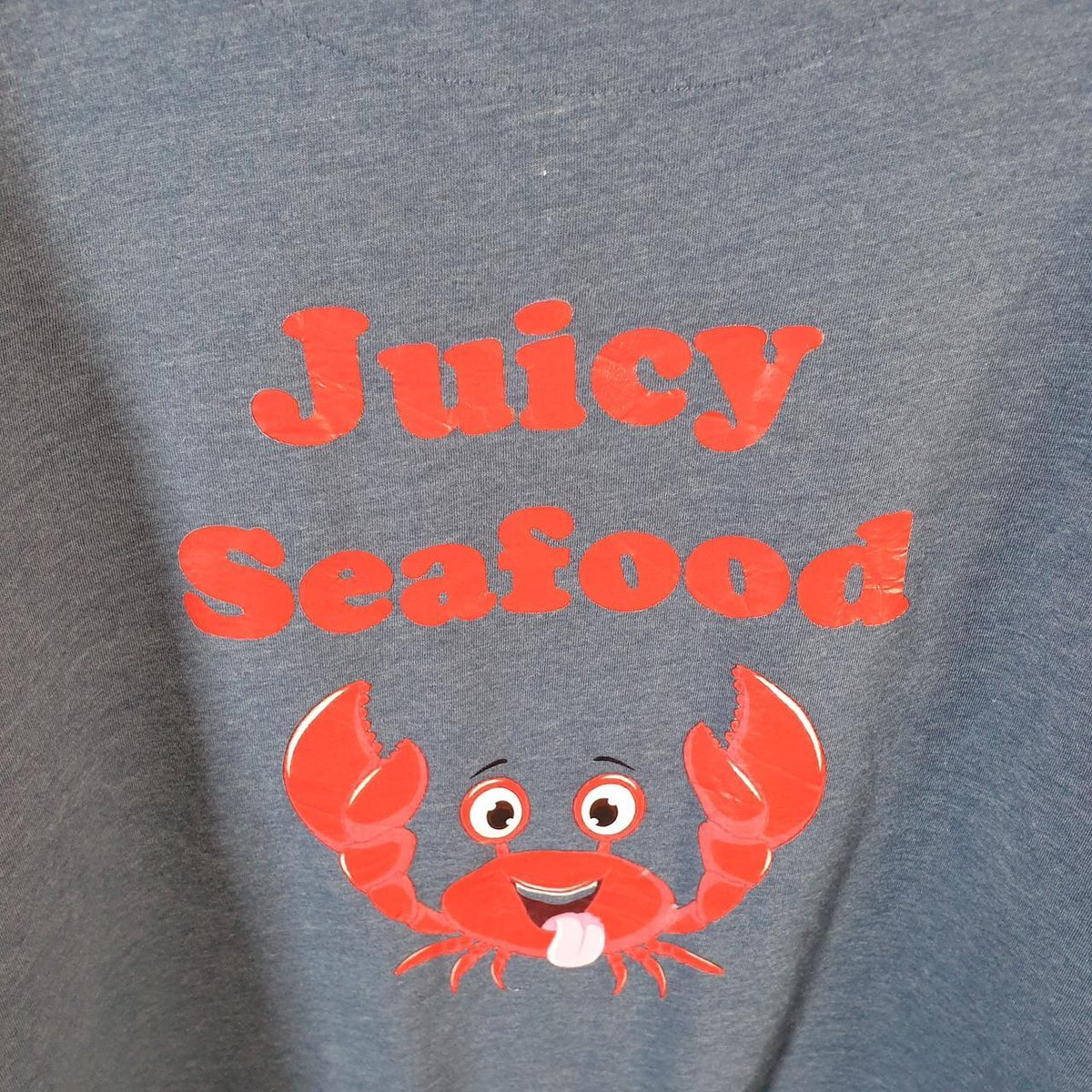Vintage Lee Juicy SeaFood Premium Select Sweatshirt Men’s XL Navy Blue USA Pullover