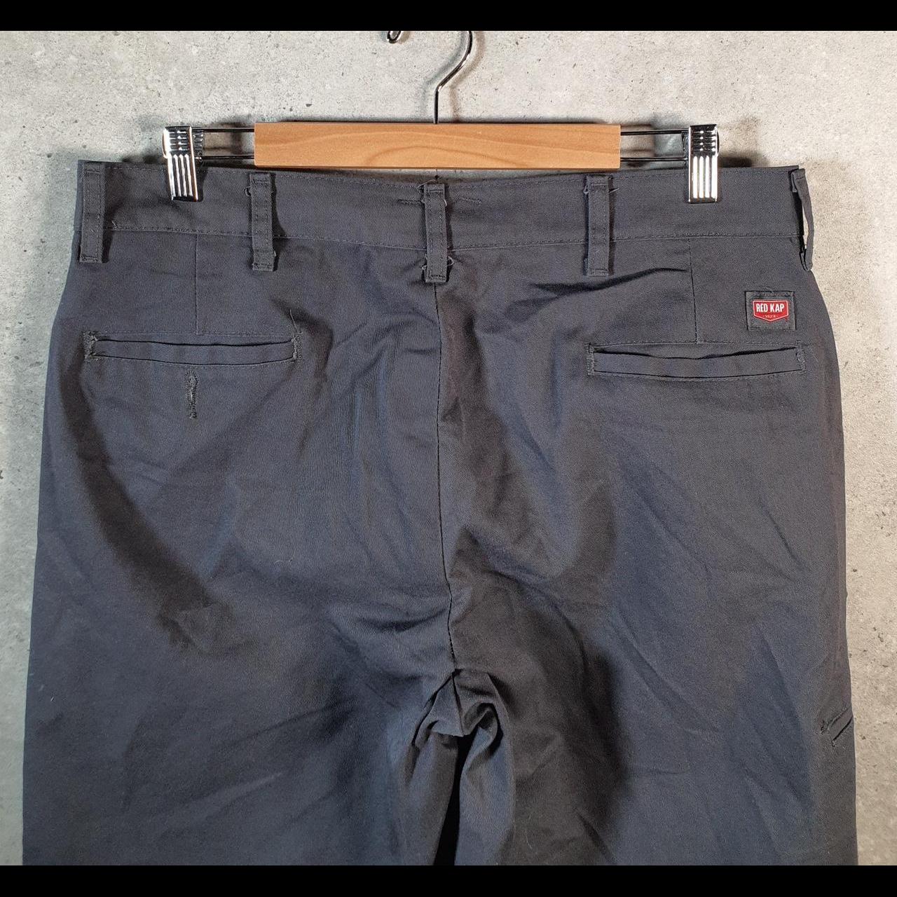 Vintage Red Kap Chino Shorts Jorts Cargo Men’s W36 Grey Baggy Cotton A4414