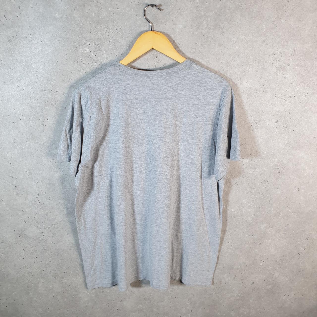 Vintage Adidas Amplifier T Shirt Shirt Men’s Large Grey Three Stripes Logo Athletic C9915