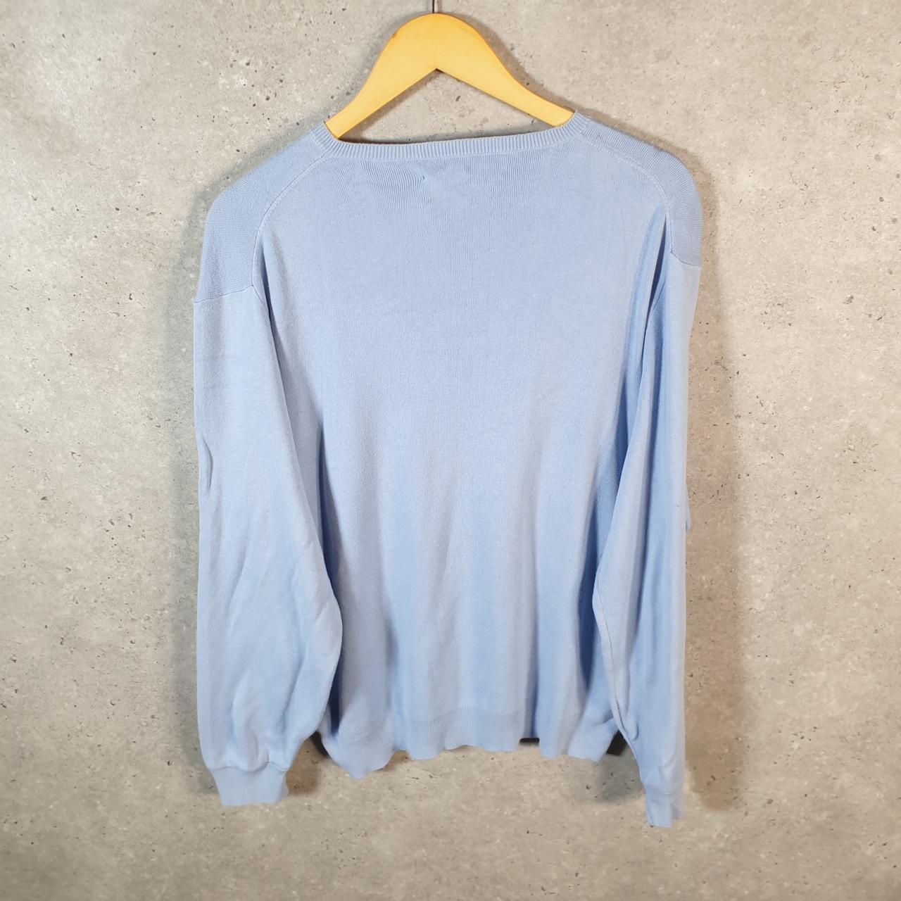 Vintage Ralph Lauren Polo Sweatshirt Men’s XL Blue Pima Cotton Pullover Pony