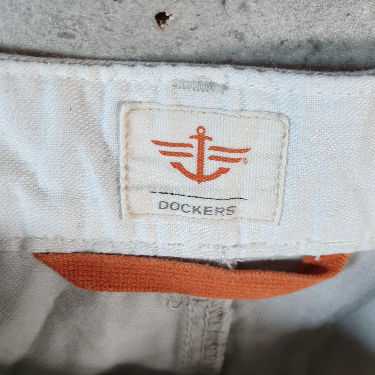 Vintage Dockers Chino Shorts Jorts Cargo Men’s W36 Brown Baggy Cotton A4267