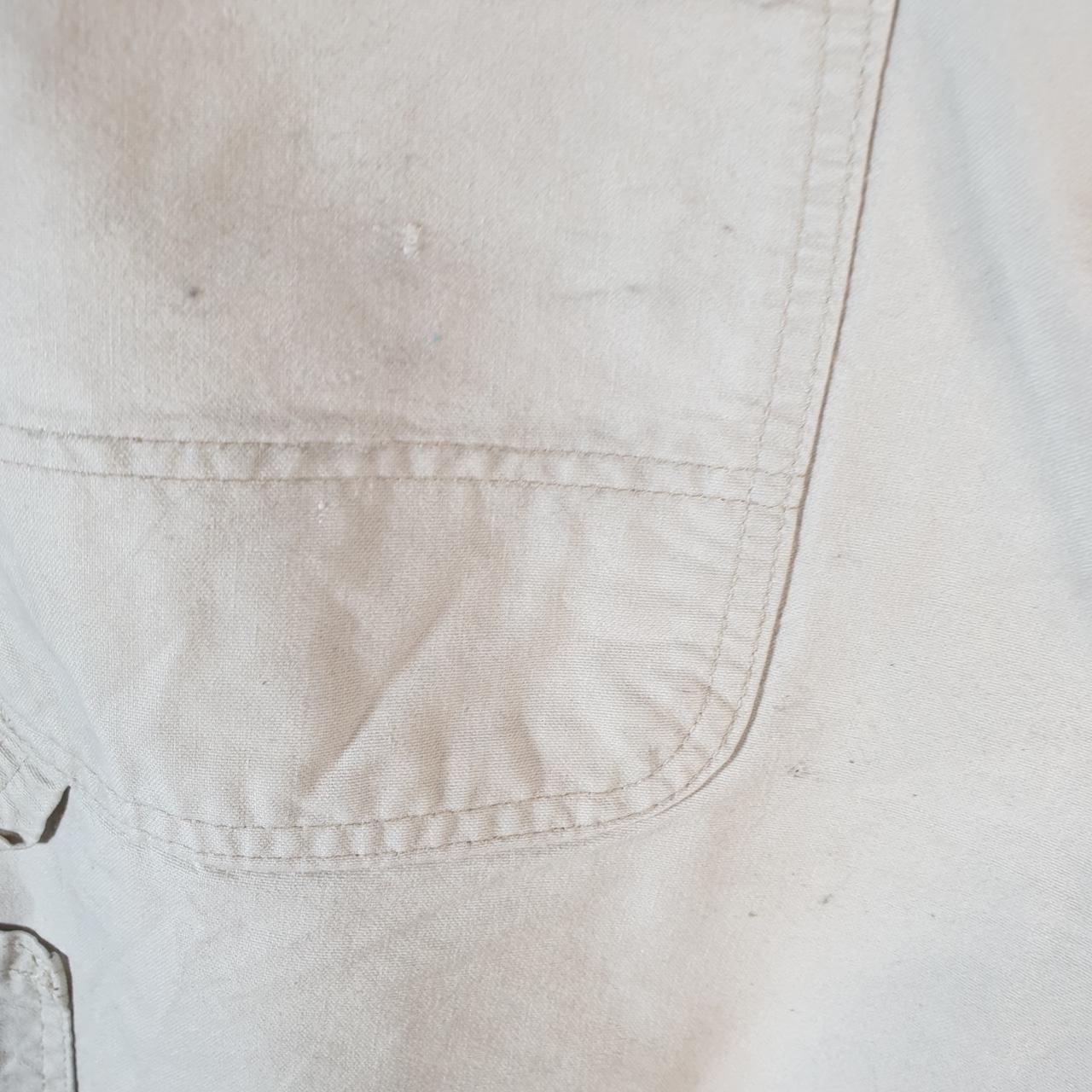 Vintage Carhartt Baggy Carpenter Shorts Jorts Cargo Men’s W42 Beige Original Fit Workwear