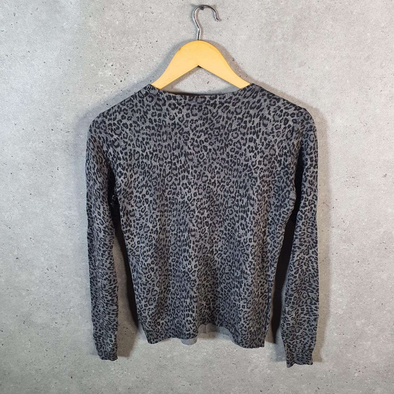 Vintage Ralph Lauren Polo Knit Sweater Womens Small Grey Cotton Pullover