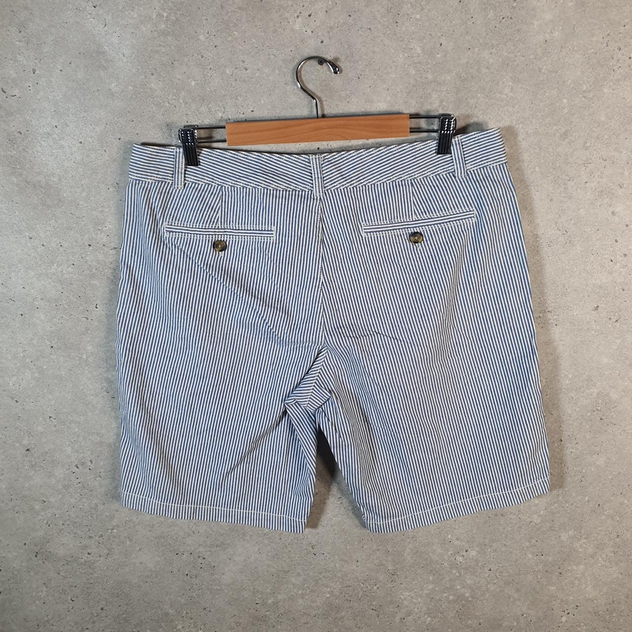 Vintage Dockers Chino Shorts Jorts Cargo Womens W36 Blue Baggy Cotton